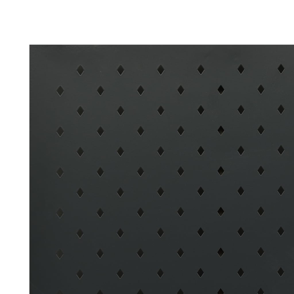 vidaXL 6-Paneelinen tilanjakaja 240x180 cm musta teräs