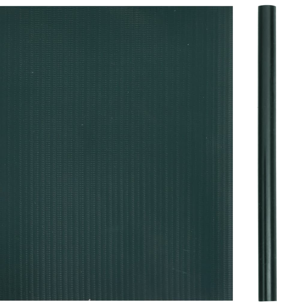 vidaXL Puutarhan yksityisyyden suojat 4 kpl PVC 35x0,19 m matta vihreä