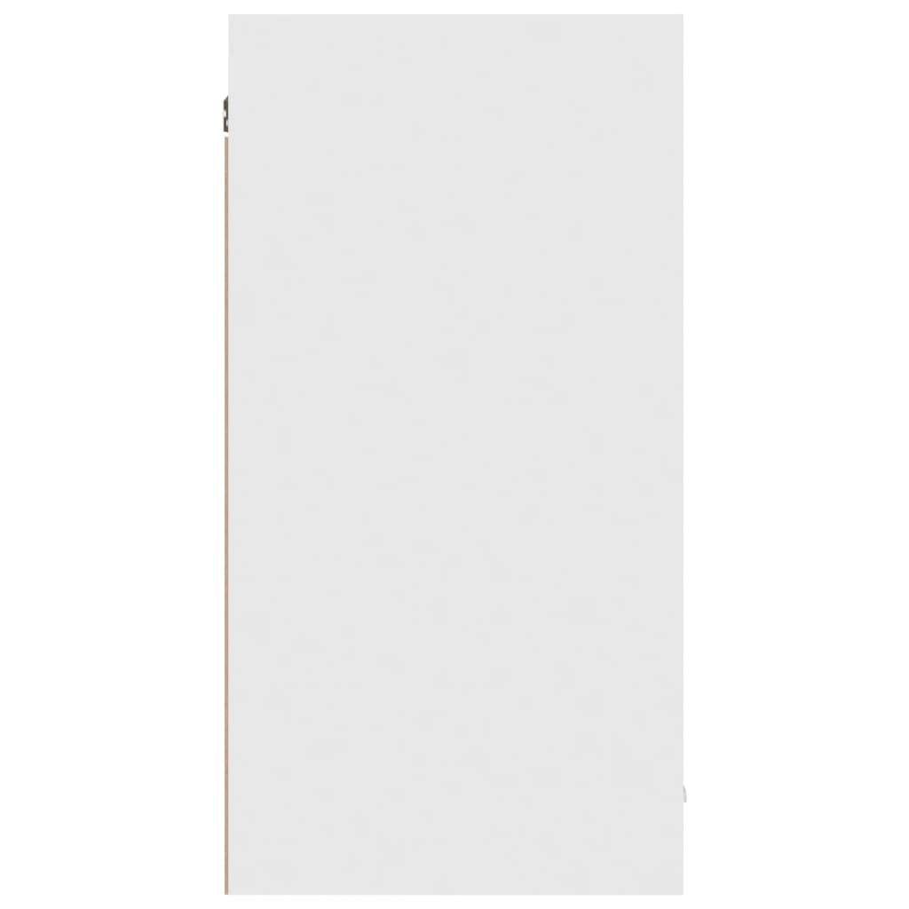 vidaXL Seinäkaappi valkoinen 80x31x60 cm lastulevy