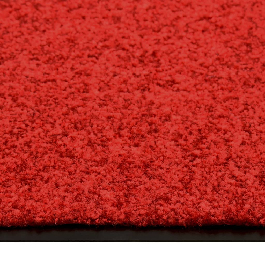 vidaXL Ovimatto pestävä punainen 120x180 cm