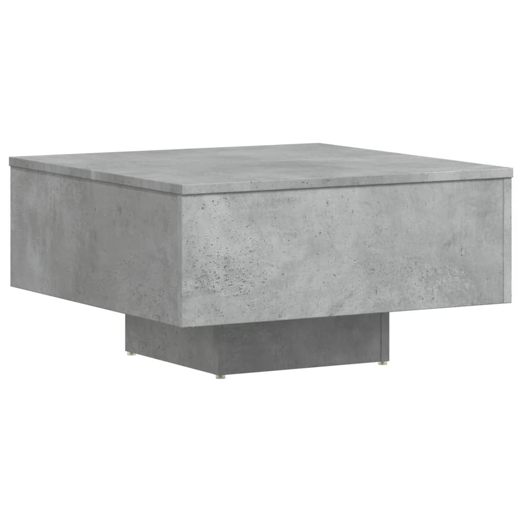 vidaXL Sohvapöytä betoninharmaa 60x60x31,5 cm lastulevy