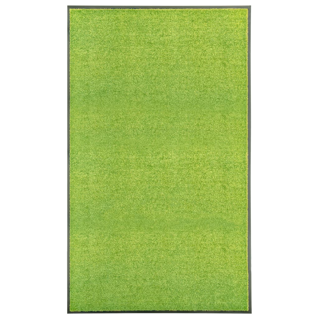 vidaXL Ovimatto pestävä vihreä 90x150 cm