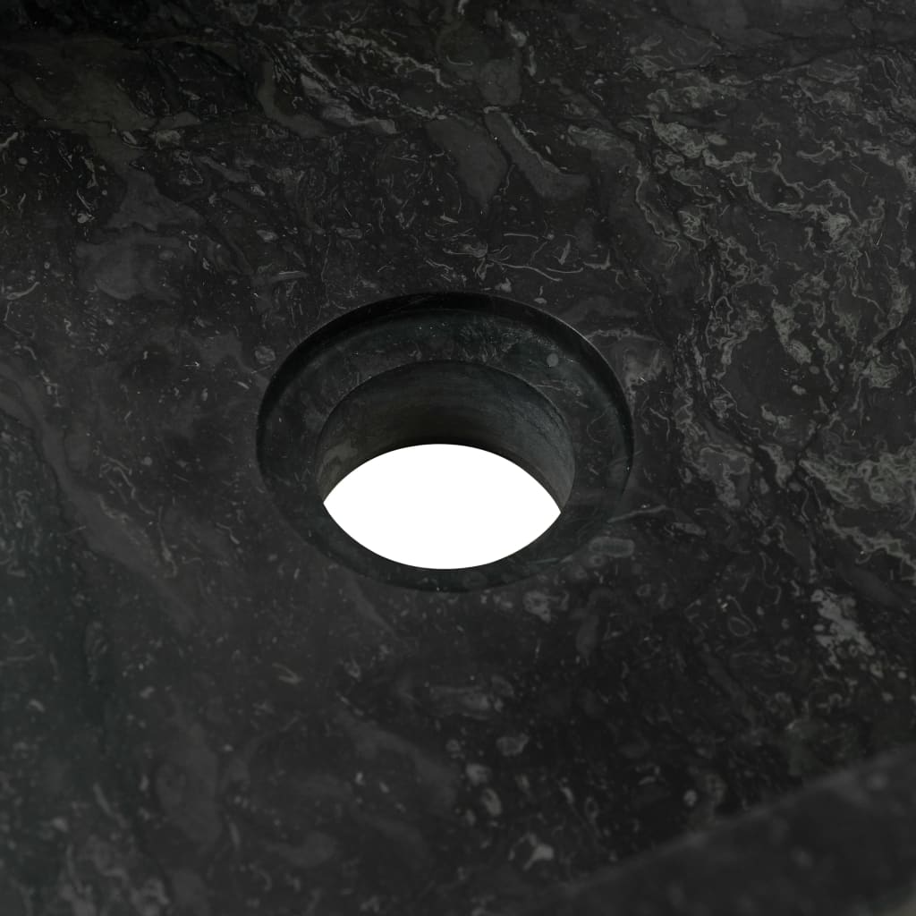 vidaXL Kylpyhuoneen hyllykkö täysi tiikki pesualtaalla marmori musta