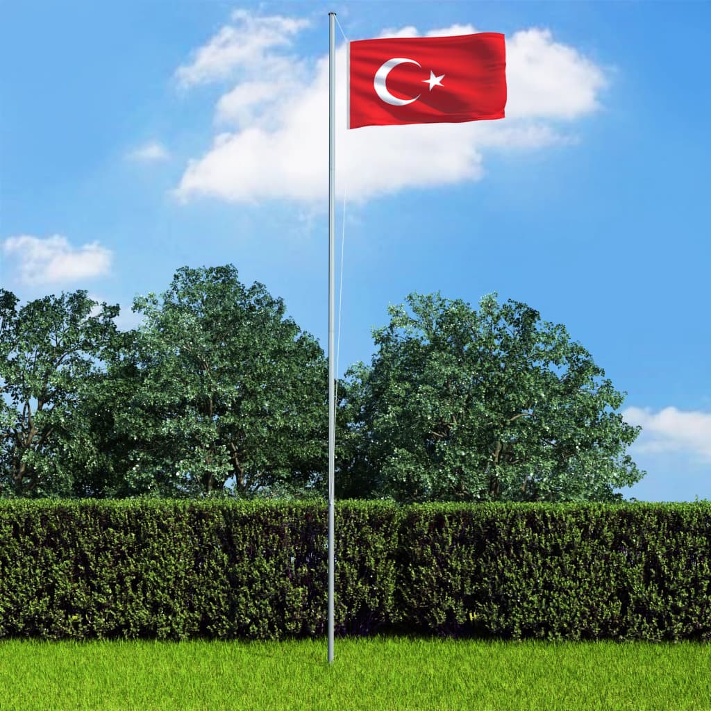 vidaXL Turkin lippu 90x150 cm