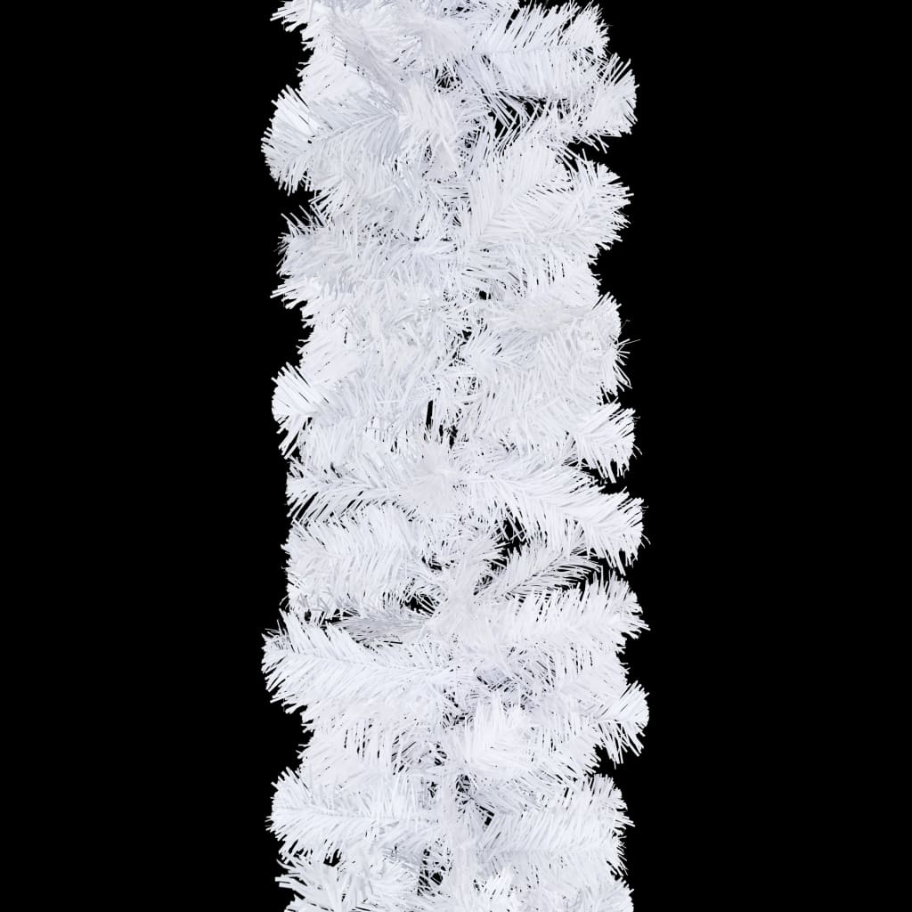 vidaXL Jouluköynnökset 4 kpl valkoinen 270 cm PVC
