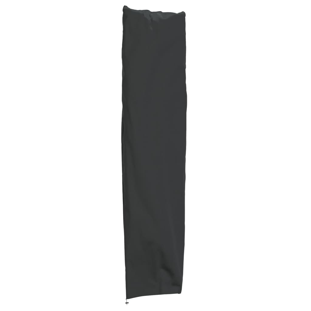 vidaXL Puutarha-aurinkovarjon suoja musta 240x57/57 cm 420D Oxford