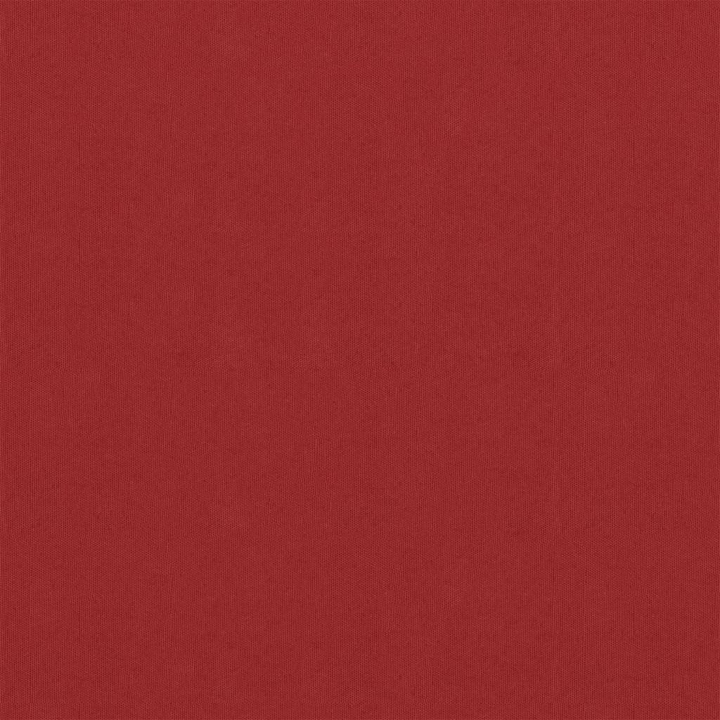 vidaXL Parvekkeen suoja punainen 75x600 cm Oxford kangas