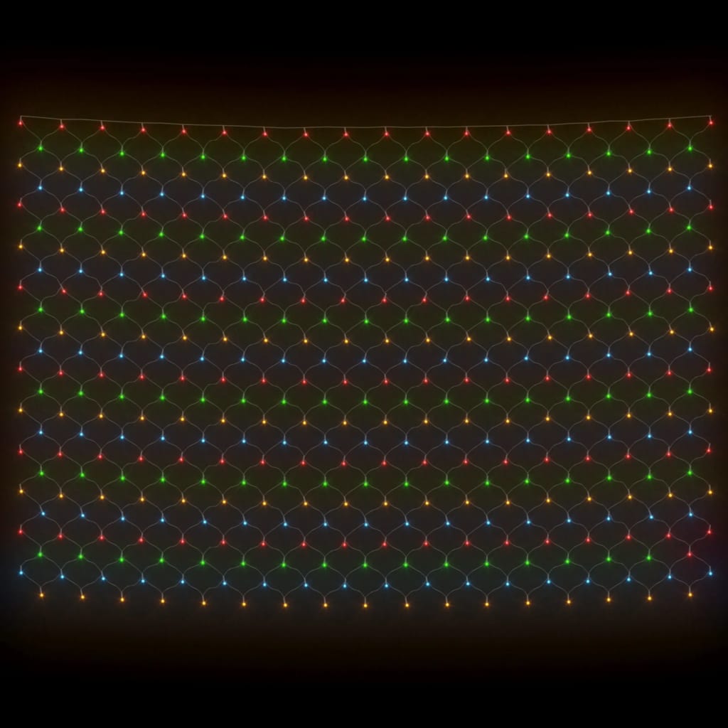 vidaXL Jouluvaloverkko värikäs 4x4 m 544 LED-valoa ulos/sisälle