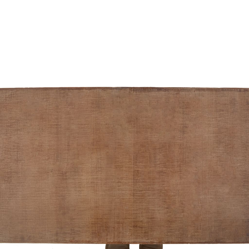 vidaXL Kahvipöytä kiinteä kuusipuu 91x51x38 cm ruskea