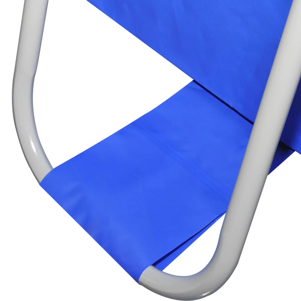 vidaXL Uima-allas teräsrungolla 400x207x122 cm sininen