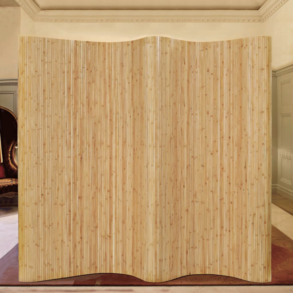vidaXL Tilanjakaja bambu 250x165 cm luonnollinen