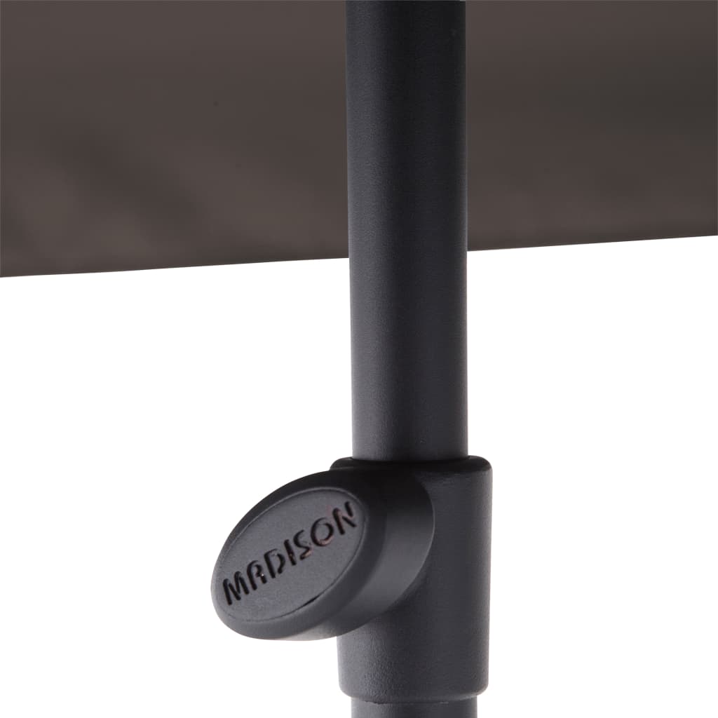 Madison Päivänvarjo Patmos Luxe suorakaide 210x140 cm harmaanruskea