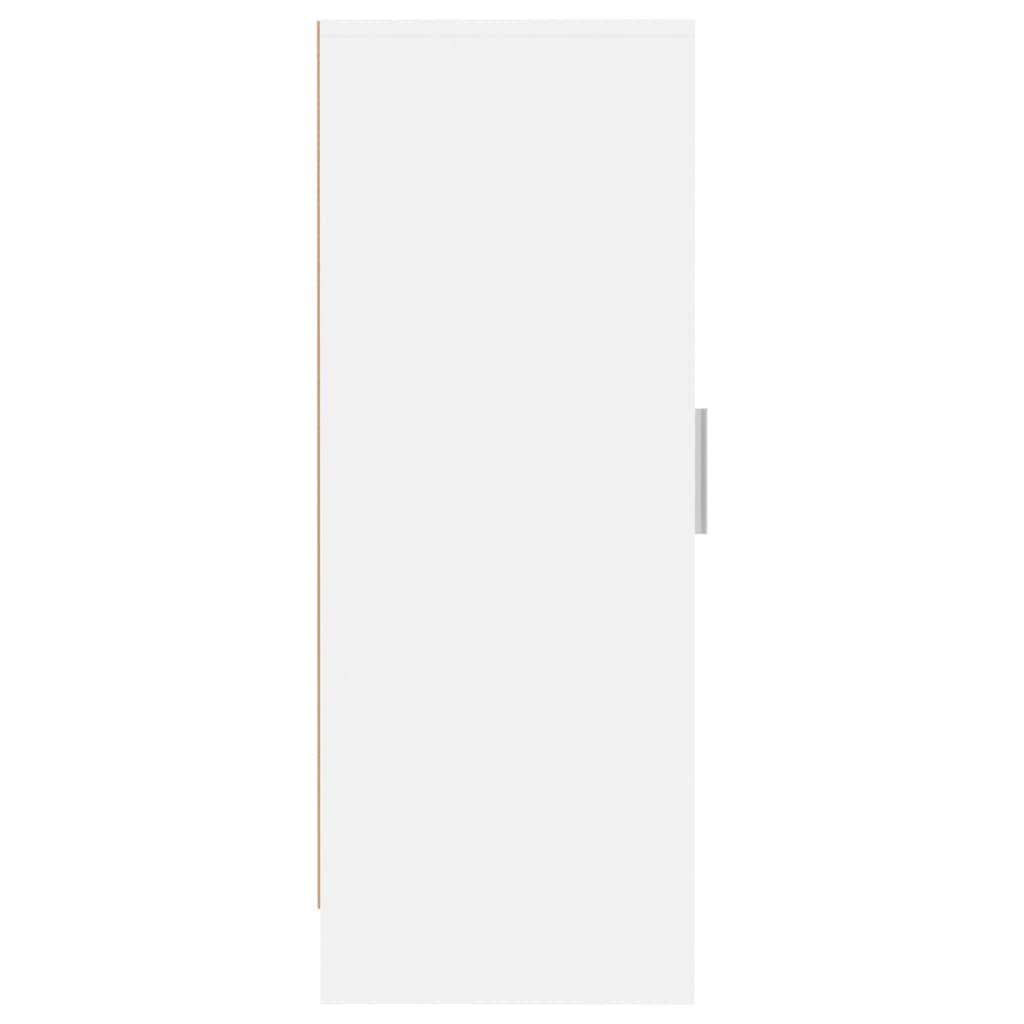 vidaXL Kenkäkaappi valkoinen 32x35x92 cm lastulevy