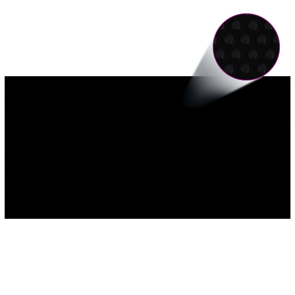 vidaXL Uima-altaan suoja musta 549x274 cm PE