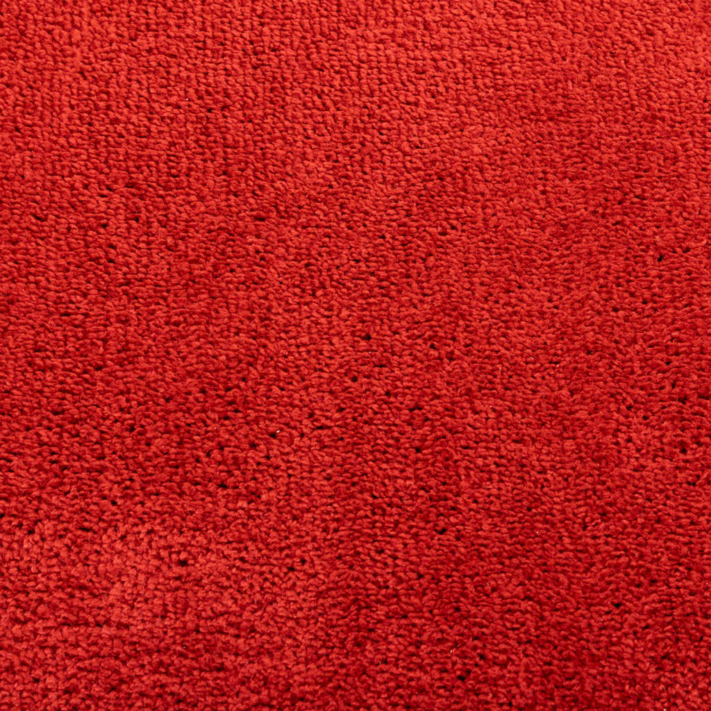 vidaXL Matto OVIEDO lyhytnukkainen punainen 200x200 cm