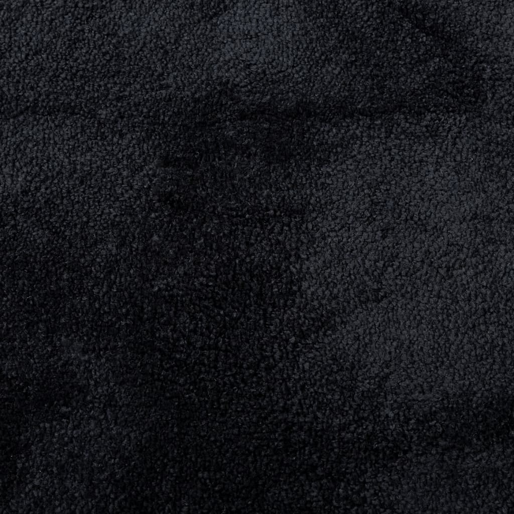 vidaXL Matto OVIEDO lyhytnukkainen musta 80x150 cm