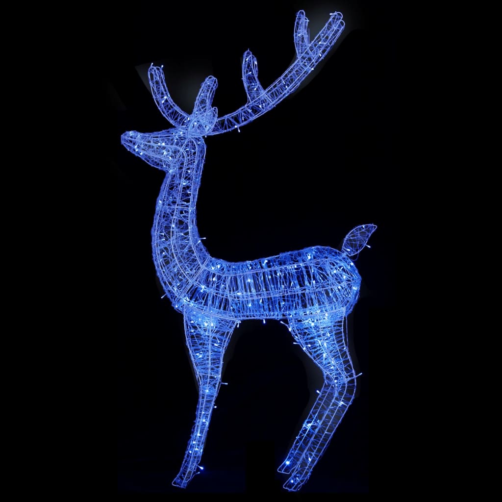 vidaXL XXL Jouluporo akryyli 250 LED-valoa 180 cm sininen