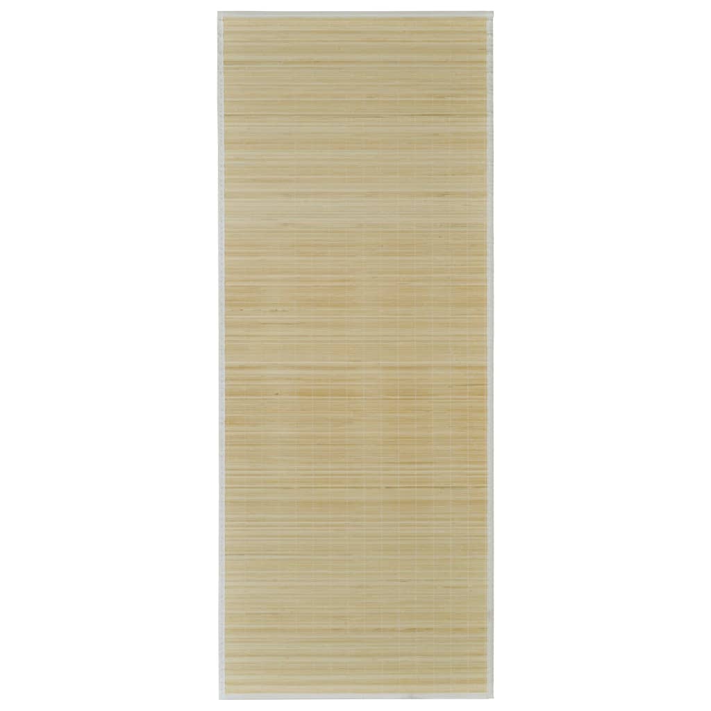 vidaXL Suorakulmainen luonnollinen bambumatto 150x200 cm