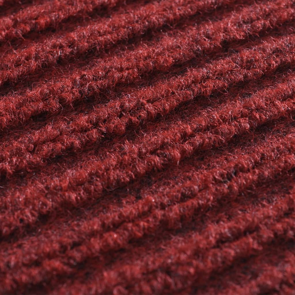 Punainen PVC Ovimatto 90 x 60 cm