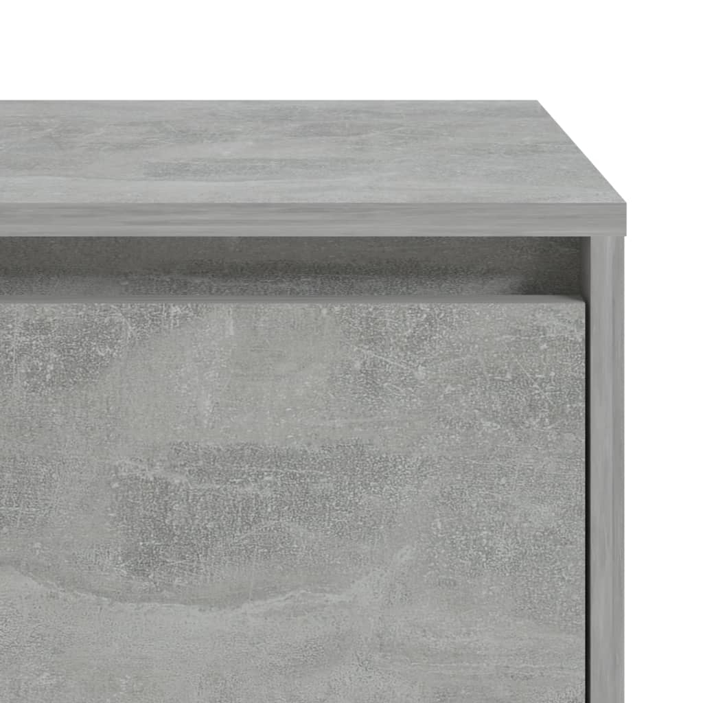 vidaXL Yöpöytä betoninharmaa 45x34x44,5 cm lastulevy