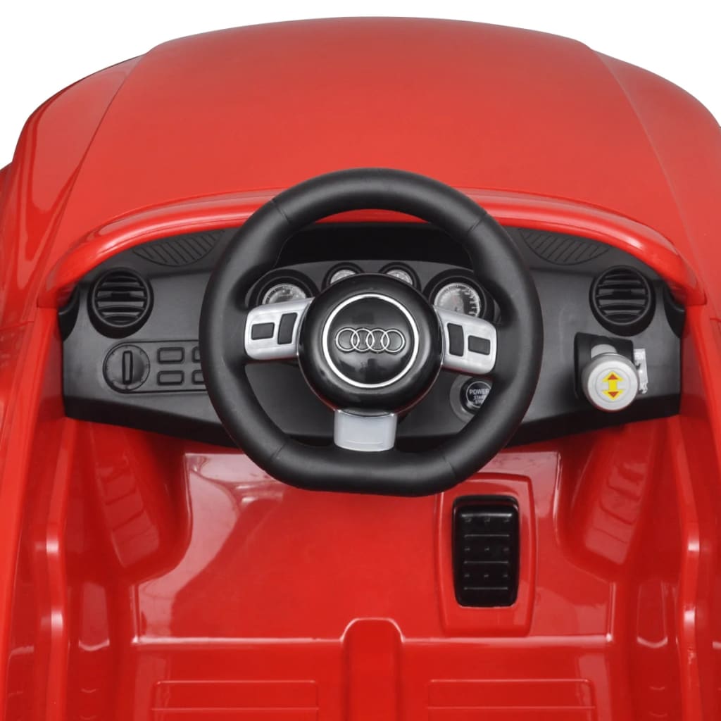 Audi TT RS Istuttava Auto Lapsille Kauko-ohjaimella Punainen