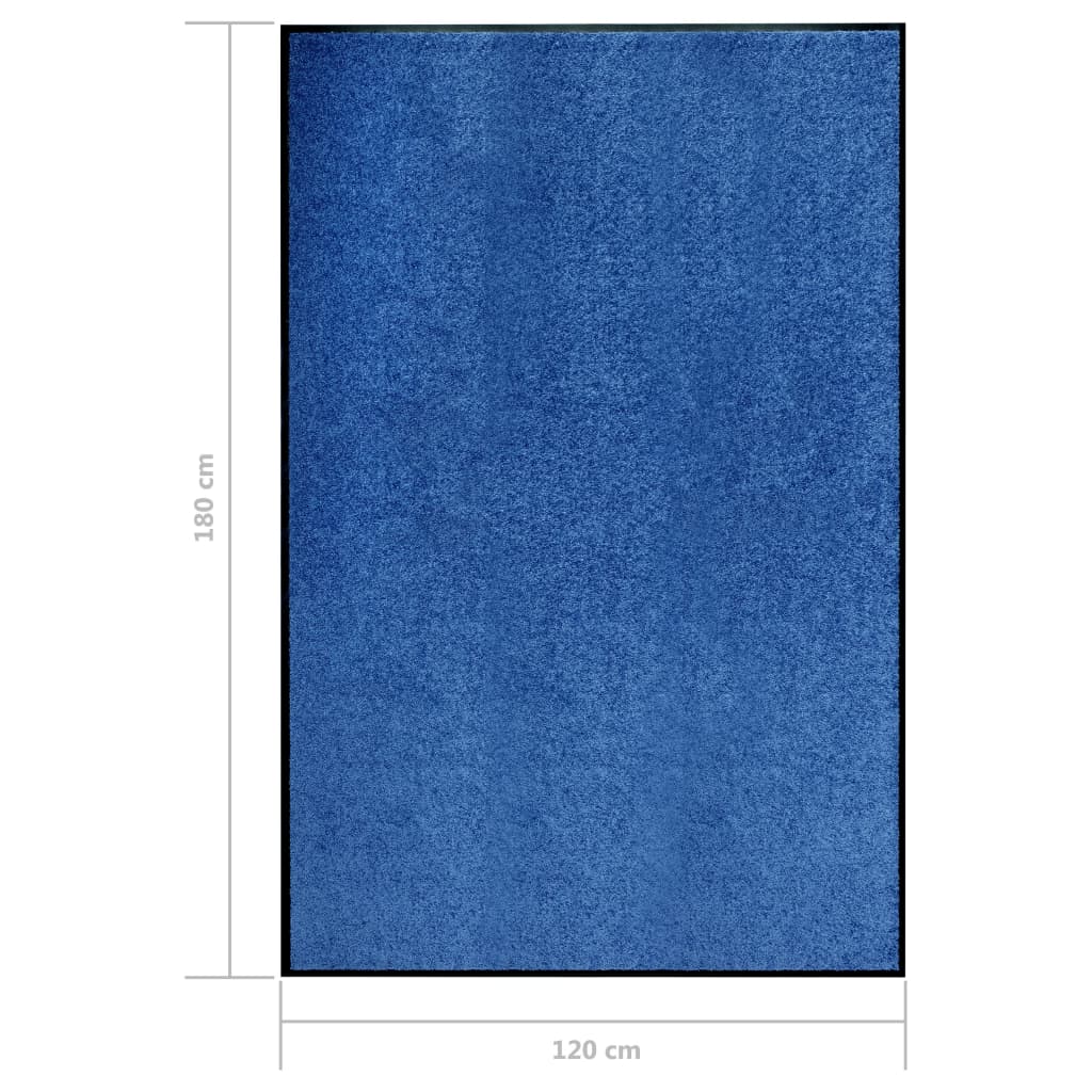 vidaXL Ovimatto pestävä sininen 120x180 cm