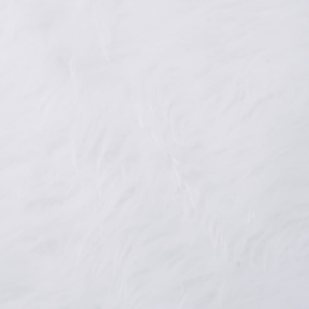 vidaXL Joulukuusen jalustapeite valkoinen 150 cm tekoturkis