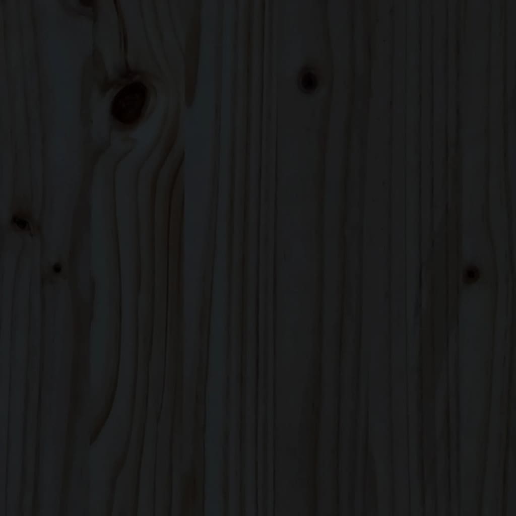 vidaXL Aurinkotuoli musta 199,5x60x74 cm täysi mänty