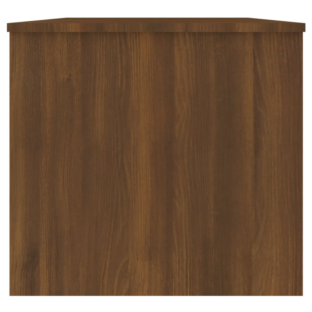 vidaXL Sohvapöytä ruskea tammi 102x50,5x46,5 cm tekninen puu