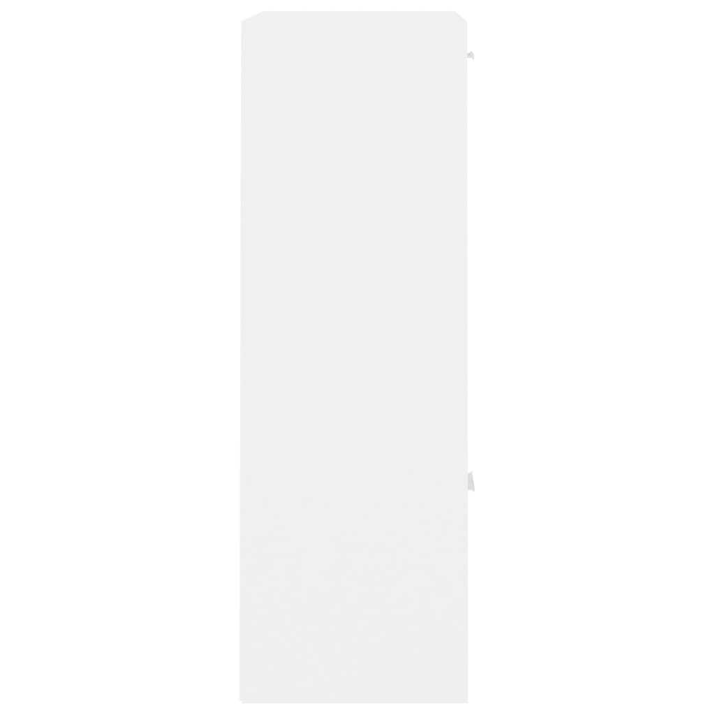 vidaXL Säilytyskaappi valkoinen 60x29,5x90 cm lastulevy