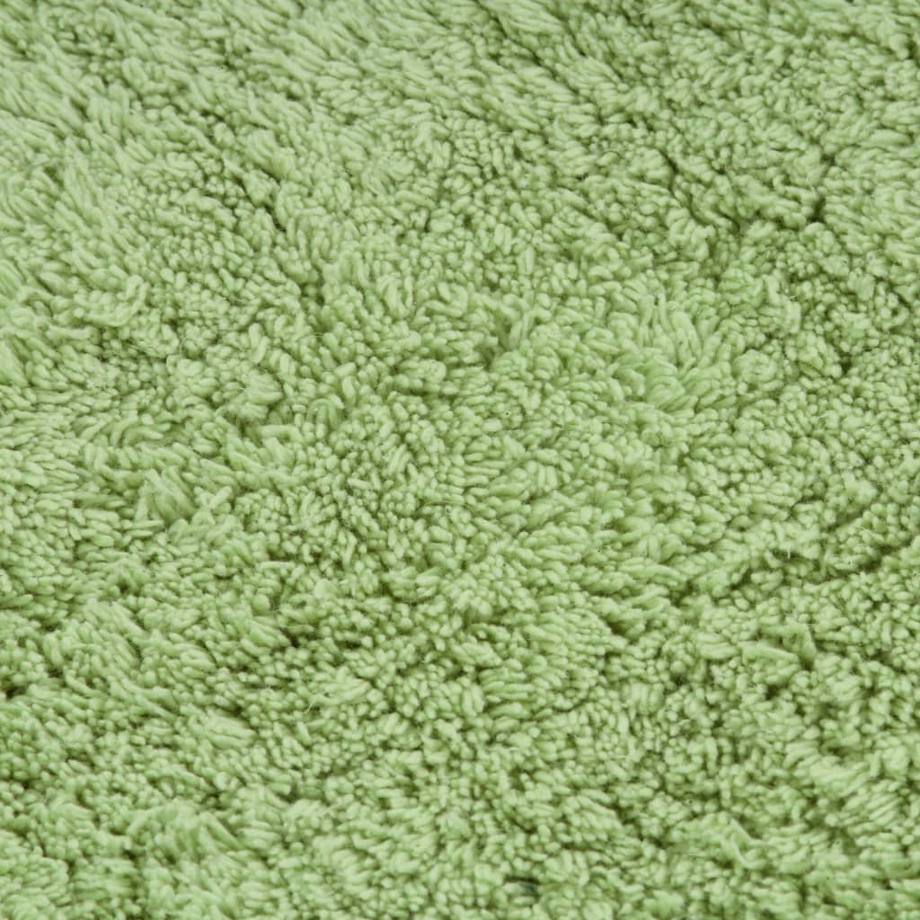 vidaXL Kylpyhuoneen mattosarja 3 osaa vihreä