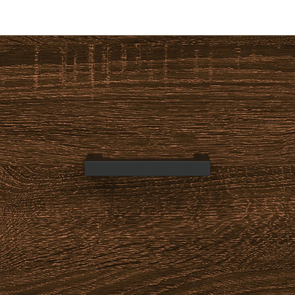 vidaXL Seinäkaappi ruskea tammi 60x36,5x35 cm tekninen puu