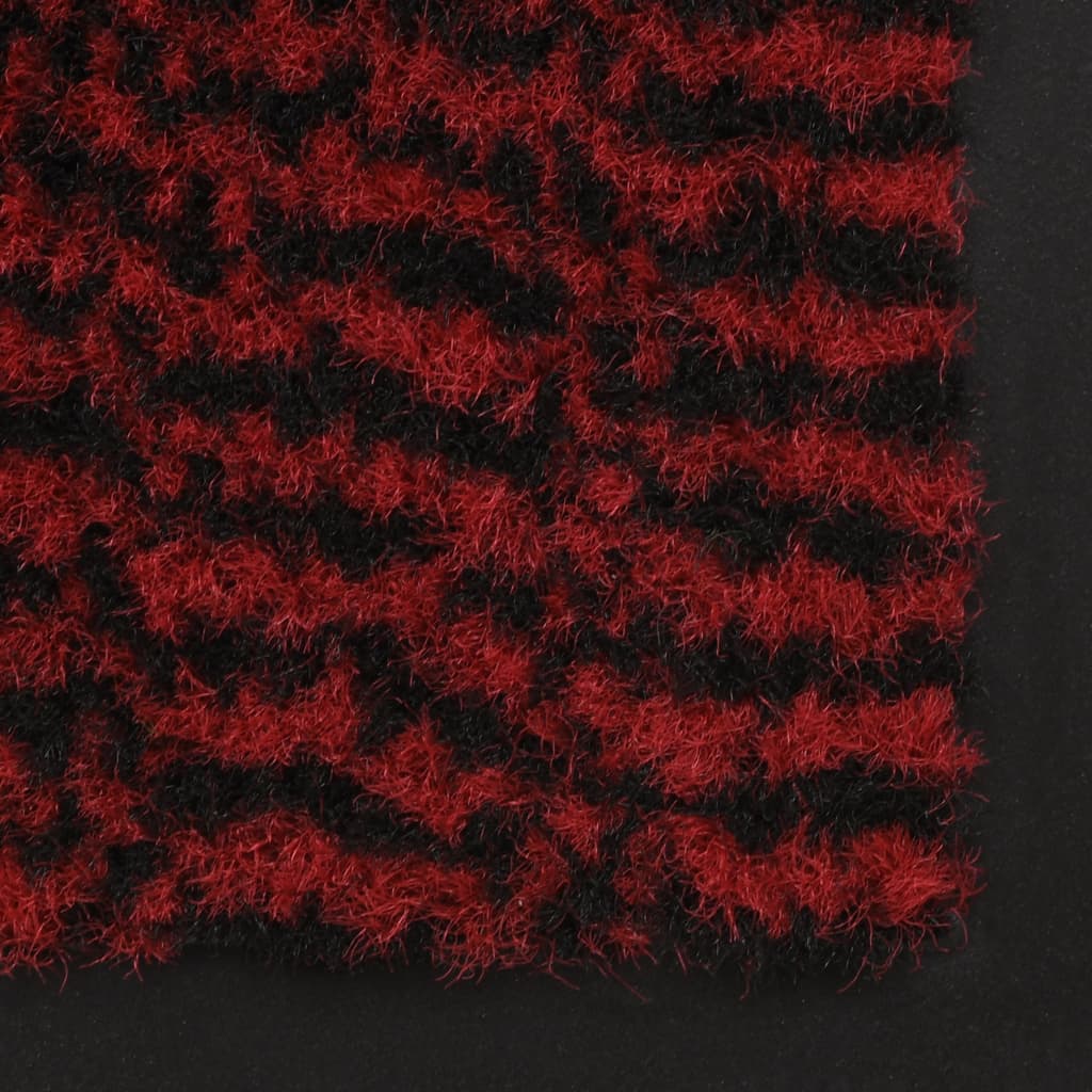 vidaXL Kuramatto suorakulmainen nukkapinta 80x120 cm punainen