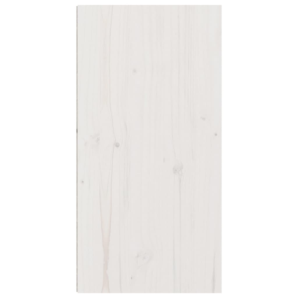 vidaXL Seinäkaappi valkoinen 30x30x60 cm täysi mänty