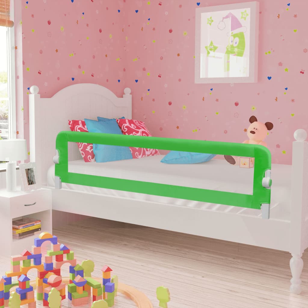Turvalaita lapsen sänkyyn 150 x 42 cm vihreä