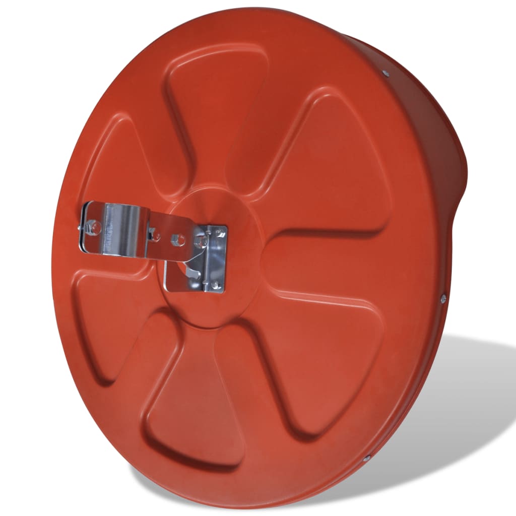 vidaXL Kupera liikennepeili ulkokäyttöön PC-muovi 60 cm oranssi