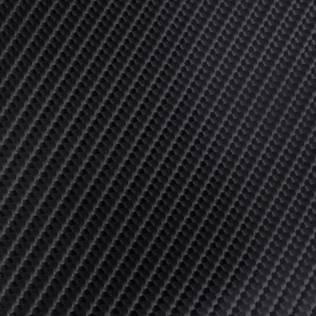 vidaXL Auton päällystekalvo hiilikuitu 4D musta 152x200 cm