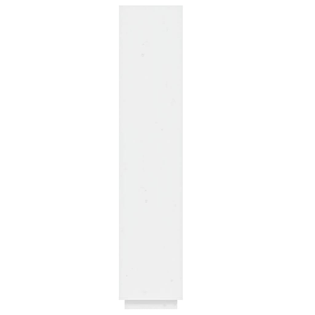 vidaXL Kirjahylly/tilanjakaja valkoinen 40x35x167 cm täysi mänty