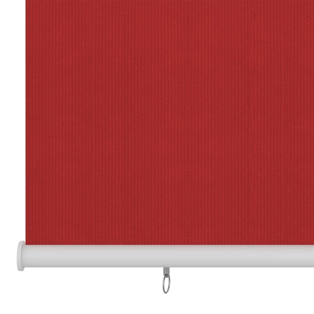 vidaXL Rullaverho ulkotiloihin 80x140 cm punainen HDPE