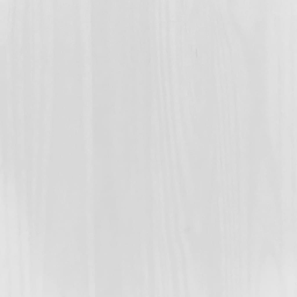 vidaXL Sivupöytä Meksikon mänty Corona-sarja valkoinen 90x34,5x73 cm