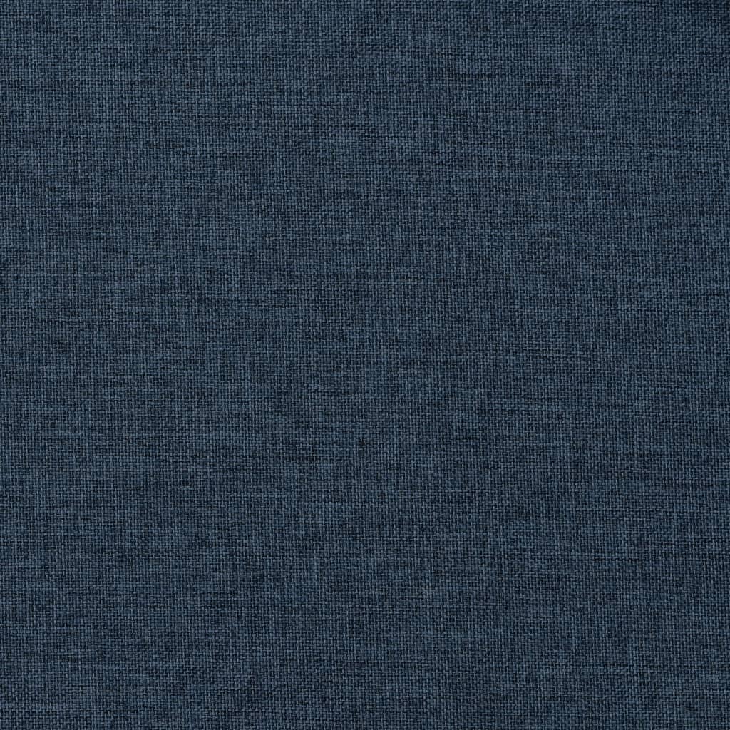 vidaXL Pellavamainen pimennysverho koukuilla sininen 290x245 cm