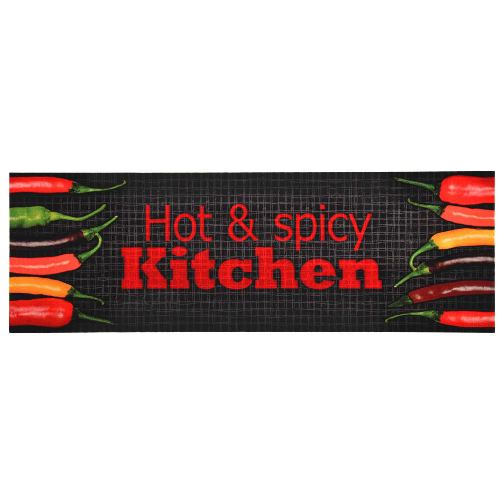 vidaXL keittiön pestävä matto Hot&Spicy 45x150 cm