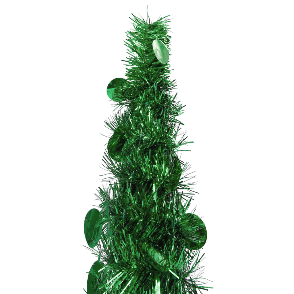 vidaXL Pop-up tekojoulukuusi vihreä 180 cm PET