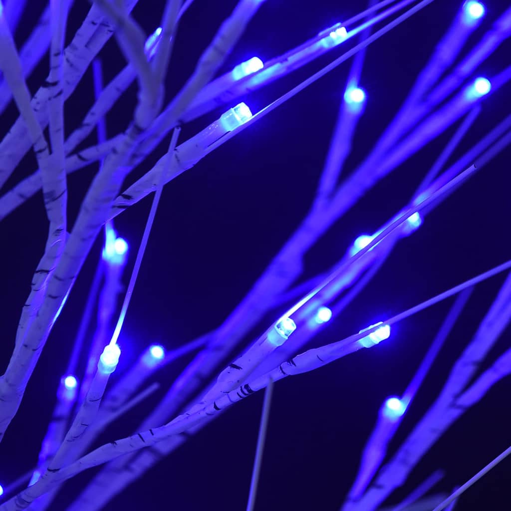 vidaXL Joulukuusi 120 LED 1,2 m sininen paju ulos/sisälle