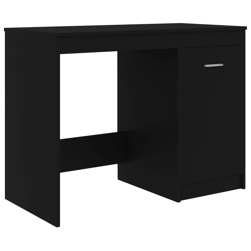 vidaXL Työpöytä musta 140x50x76 cm lastulevy