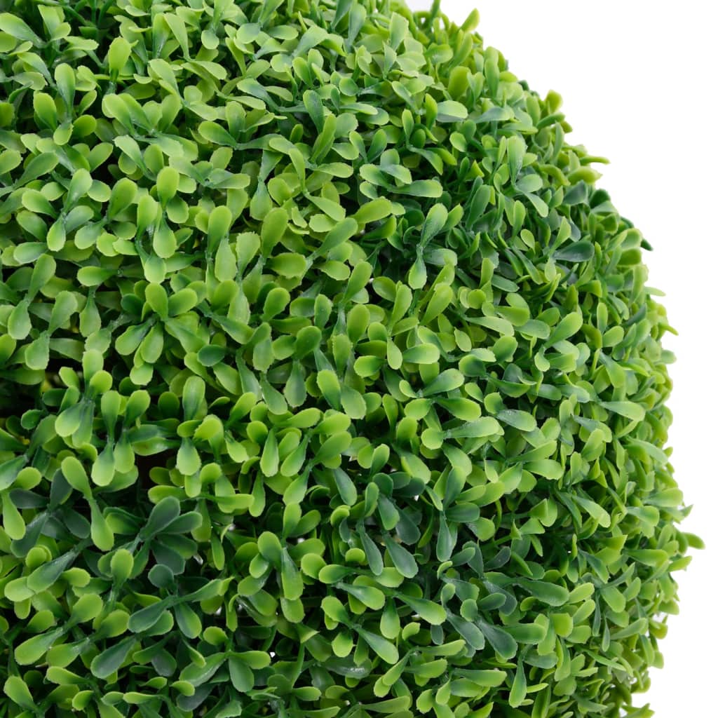 vidaXL Tekokasvi puksipuu ruukulla pallonmuotoinen vihreä 50 cm