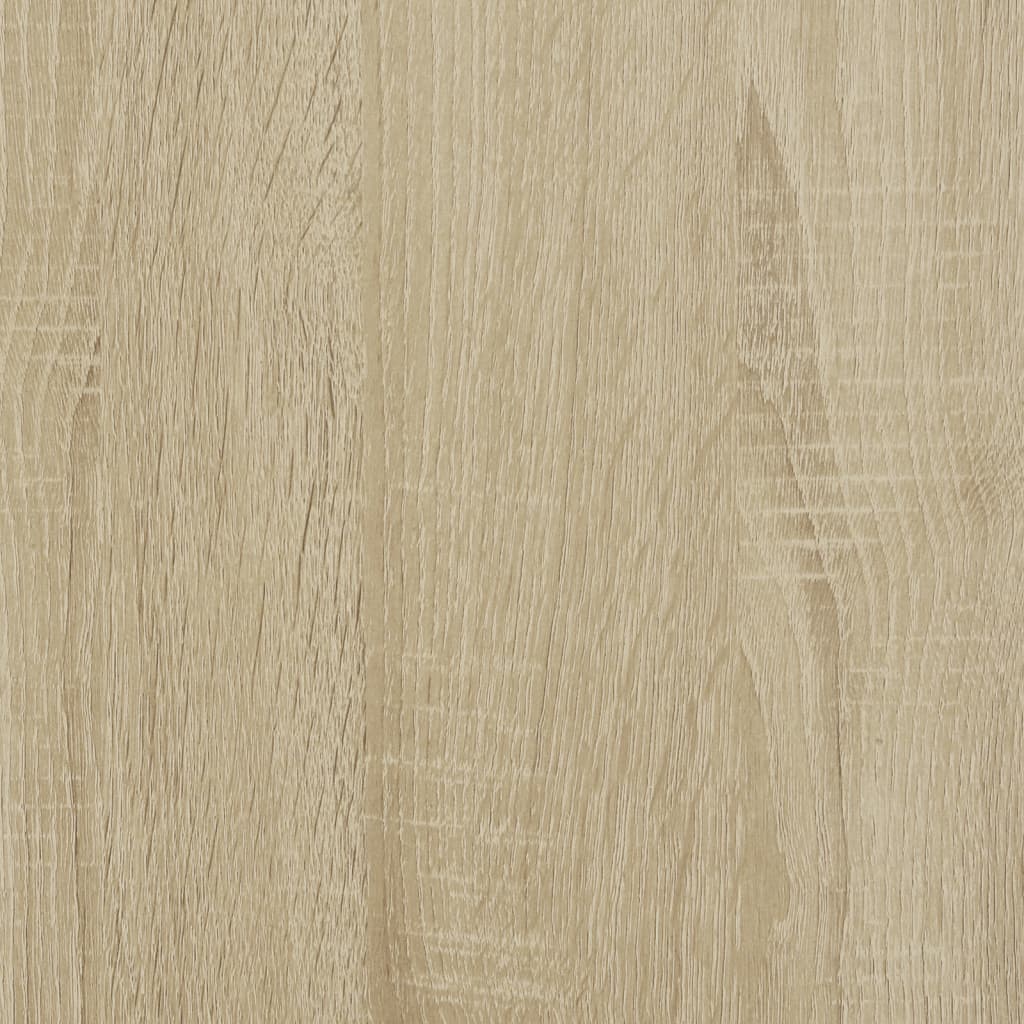 vidaXL Työpöytä Sonoma-tammi 120x50x75 cm metalli ja tekninen puu