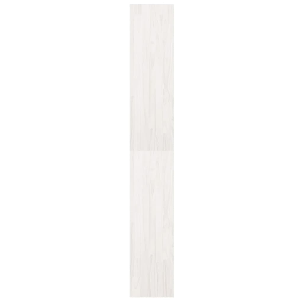 vidaXL Kirjahylly/tilanjakaja valkoinen 40x30x199 cm täysi mänty