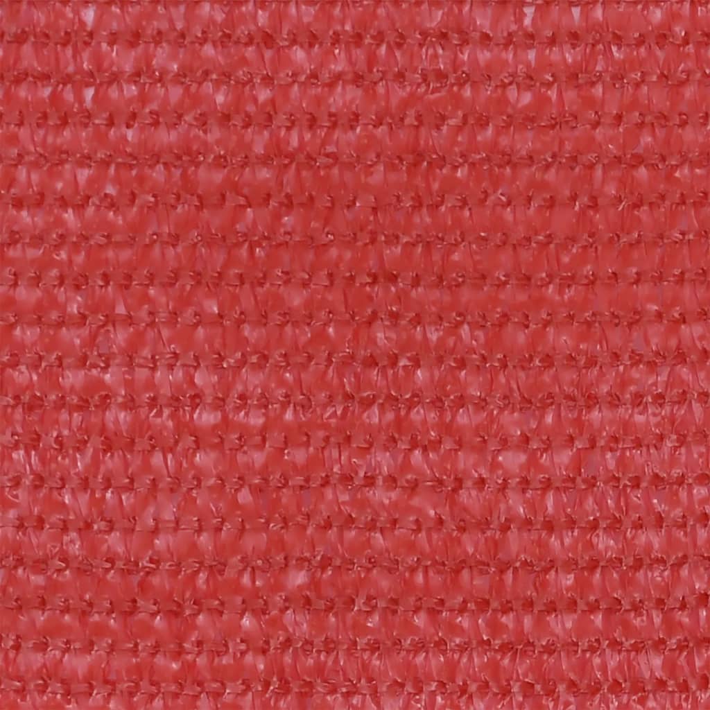 vidaXL Parvekkeen suoja punainen 120x500 cm HDPE