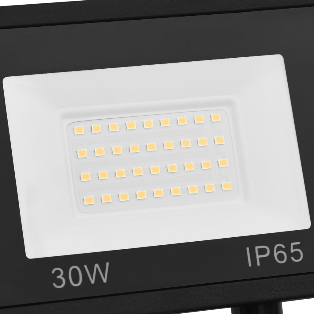 vidaXL LED-valonheitin sensorilla 30 W lämmin valkoinen
